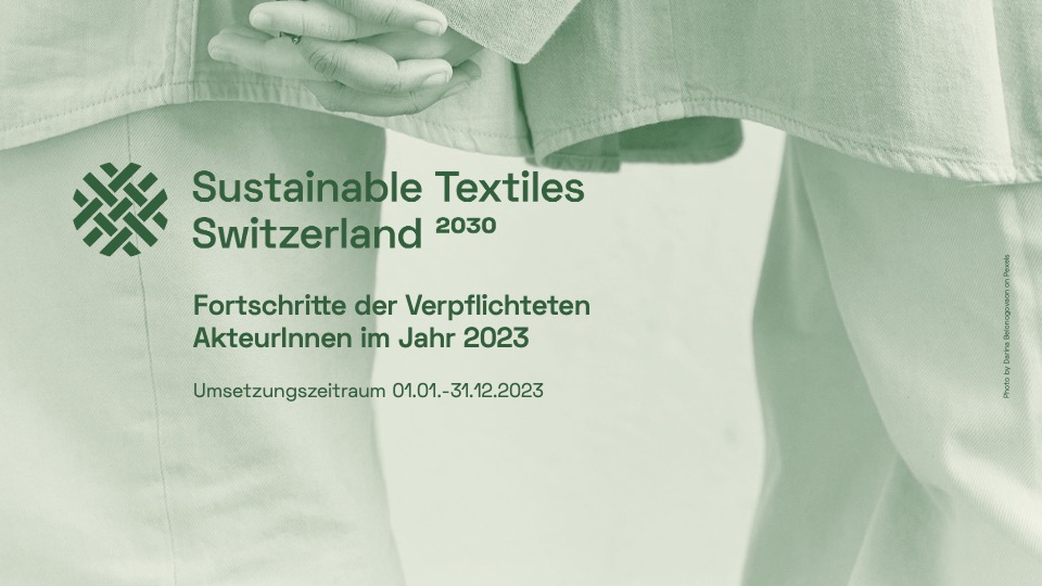 Initial progress made by the textile companies in the Sustainable Textiles Switzerland 2030 program
